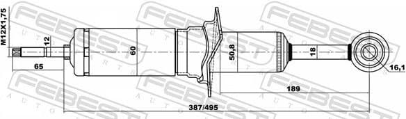 Shock Absorber 21110-001F - image 2