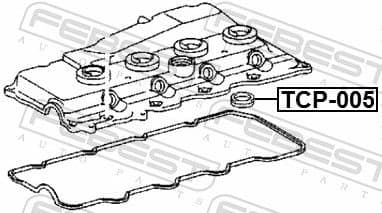 Gasket, cylinder head cover TCP-005 - image 2
