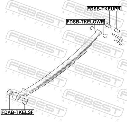 Bushing, leaf spring FDSB-TKEUPR - image 2