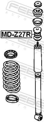 Rubber Buffer, suspension MD-Z27R - image 2