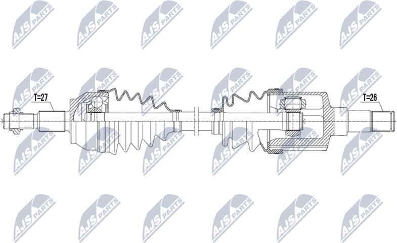 Drive Shaft NPW-FR-164