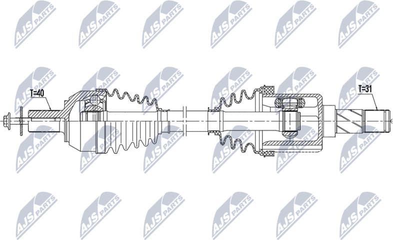 Drive Shaft NPW-VV-146