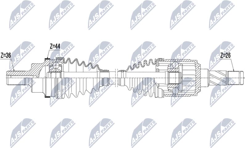 Drive Shaft NPW-FR-159