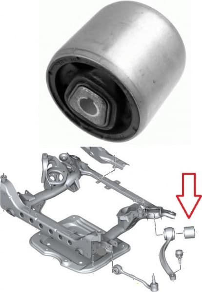 Silentblock front axle VKDS 338538