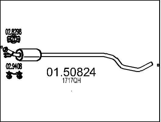 Centre Muffler 01.50824