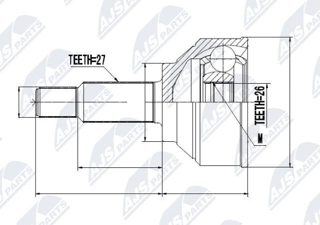 Joint Kit, drive shaft NPZ-RE-014