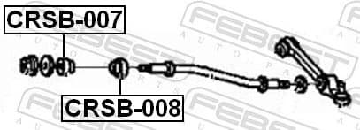 Mounting, control/trailing arm CRSB-008 - image 2