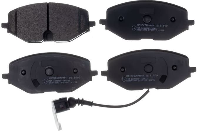 Brake Pad Set, disc brake B111509