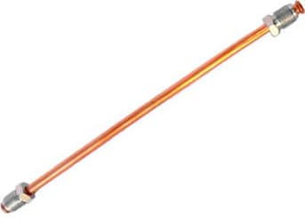 Brake pipe with end fittings WP017