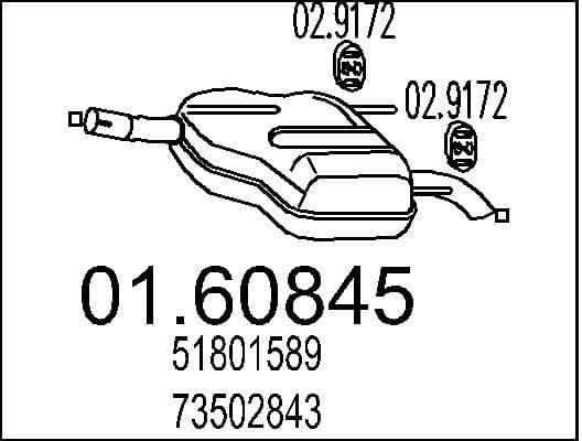 Rear Muffler 01.60845
