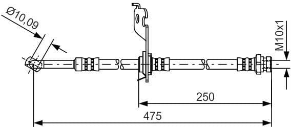 Brake Hose 1 987 481 393
