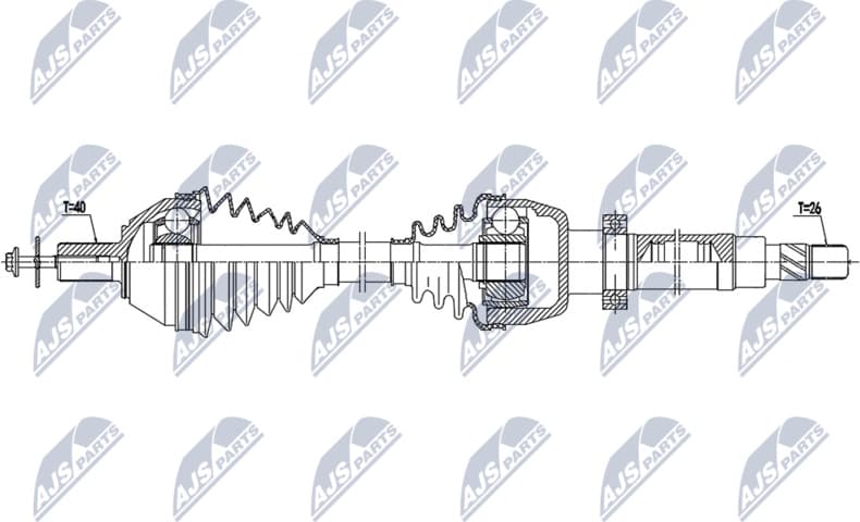 Drive Shaft NPW-FR-157