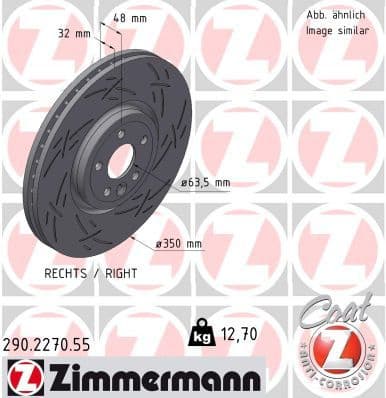 Brake Disc BLACK Z 290.2270.55