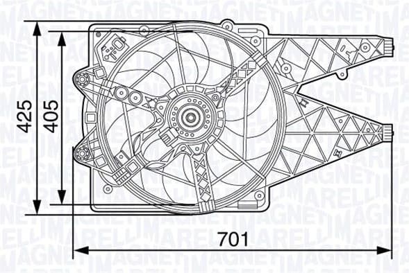 Fan, engine cooling 069422472010