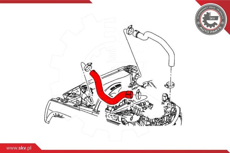 Charge Air Hose 43SKV195 - image 4