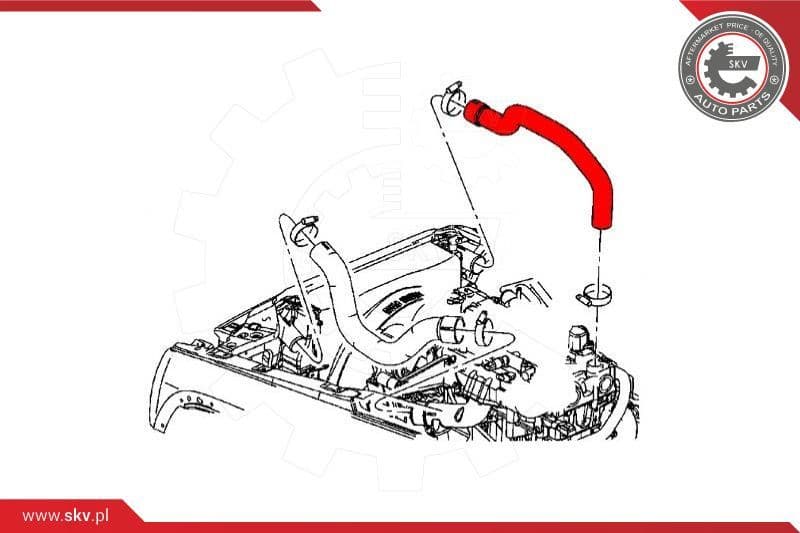 Charge Air Hose 43SKV207 - image 4