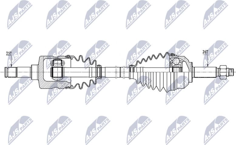 Drive Shaft NPW-CH-104