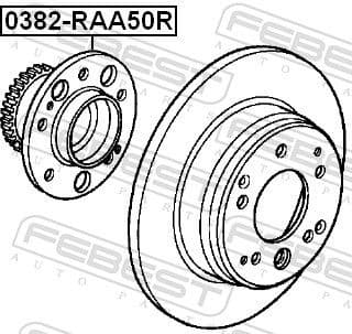 Wheel Hub 0382-RAA50R - image 2