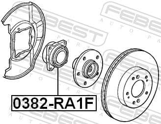 Wheel Hub 0382-RA1F - image 2