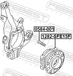Wheel Hub 1282-SFE15F - image 2