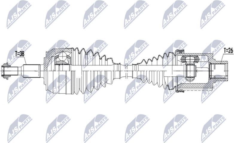 Drive Shaft NPW-VW-182