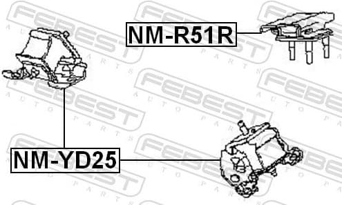 Mounting, engine NM-YD25 - image 2