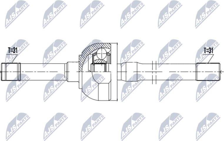 Drive Shaft NPW-NS-154