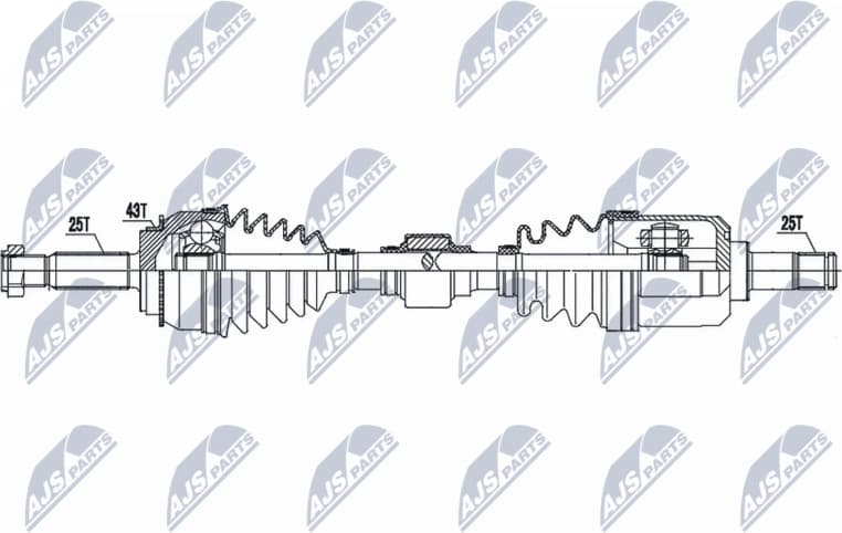 Drive Shaft NPW-MS-071