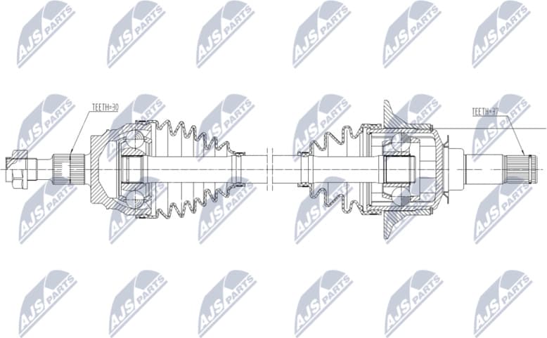 Drive Shaft NPW-ME-162