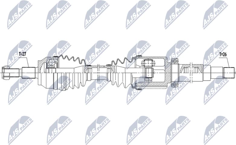 Drive Shaft NPW-FR-163