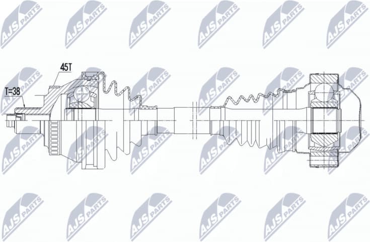 Drive Shaft NPW-AU-046