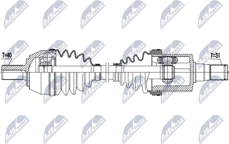 Drive Shaft NPW-FR-155