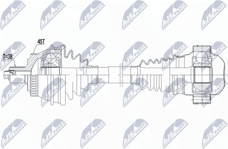 Drive Shaft NPW-AU-048