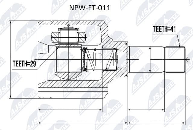 Joint Kit, drive shaft NPW-FT-011