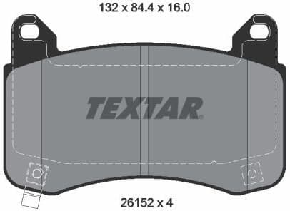 Brake Pad Set, disc brake Q+ 2615201
