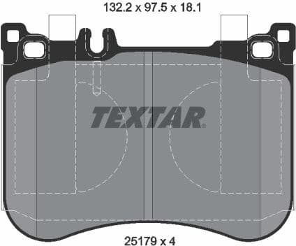 Brake Pad Set, disc brake 2517901