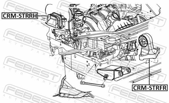 Mounting, engine CRM-STRRH - image 2
