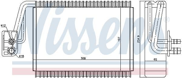 Evaporator, air conditioning 92174 - image 5