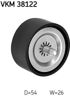 Deflection/Guide Pulley, V-ribbed belt VKM 38122 - image 2