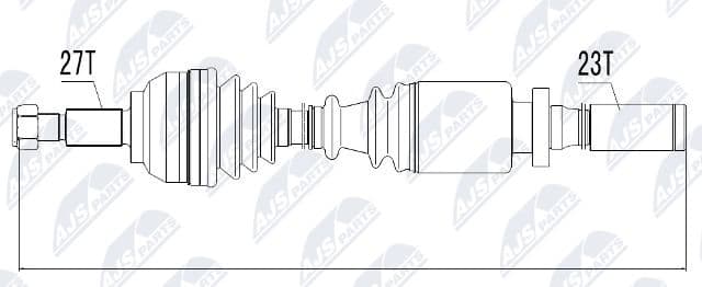 Drive Shaft NPW-RE-004