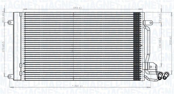 Condenser, air conditioning 350203821000