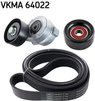 V-ribbed Belt Set VKMA 64022