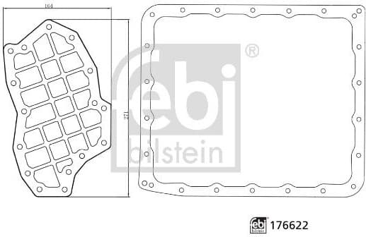 Hydraulic Filter Kit, automatic transmission 176622 - image 2