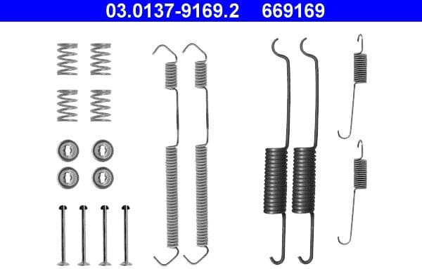 Accessory Kit, brake shoes 03.0137-9169.2
