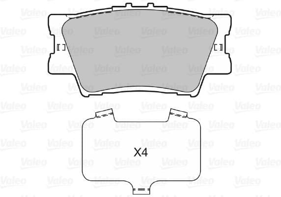 Brake Pad Set, disc brake 598819 - image 2