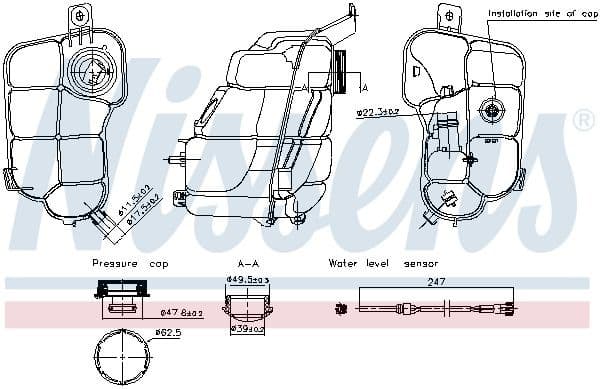 Expansion Tank, coolant ** FIRST FIT ** 996318