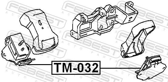 Mounting, engine TM-032 - image 2