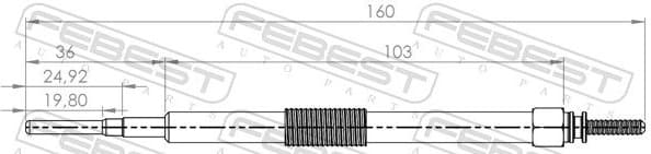 Glow Plug 01642-005 - image 2