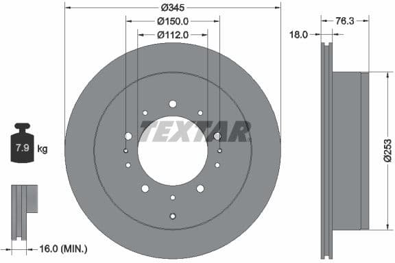 Brake Disc PRO 92198503