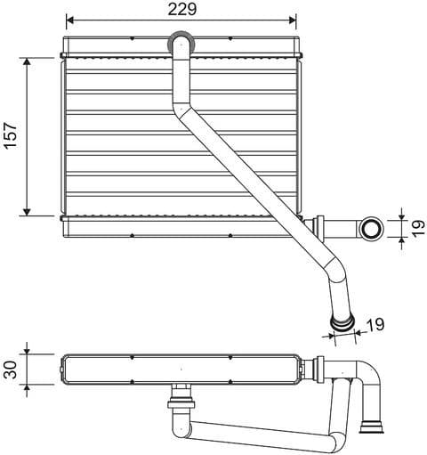Heat Exchanger, interior heating 811580